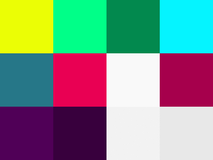 Colour Palettes - BPL